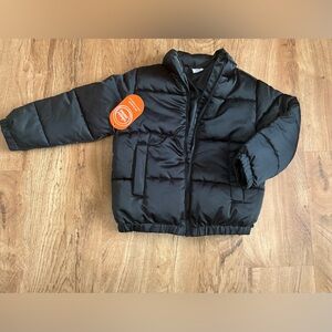 Wonder Nation Black Puffer Jacket for Kids